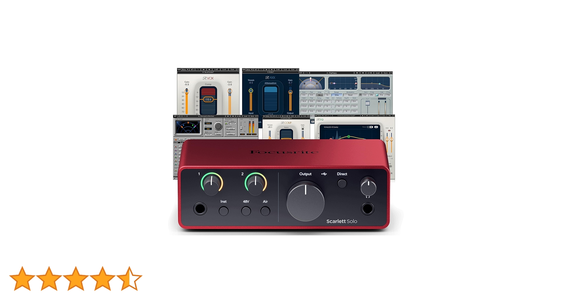 AudioDeluxe Focusrite Scarlett Solo (4th Gen) USB Audio Interface